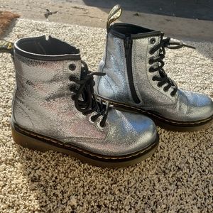 Girl Doc Martin combat boots